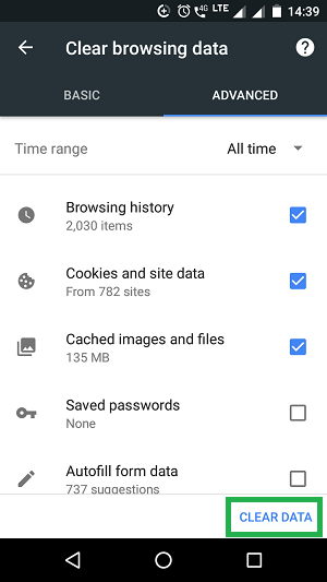 where do i fix ssl settings on android phone